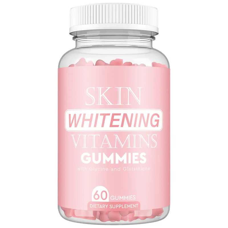 Etiqueta privada de OEM Suplementos alimenticios Halal Vegano Natural Gsh Colágeno Blanqueador de piel L-glutationa gomas
