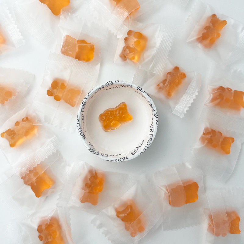 Etiqueta privada Oem Niños sin azúcar Suplemento saludable Vitamina A y Vitamina D3 gomas para niños