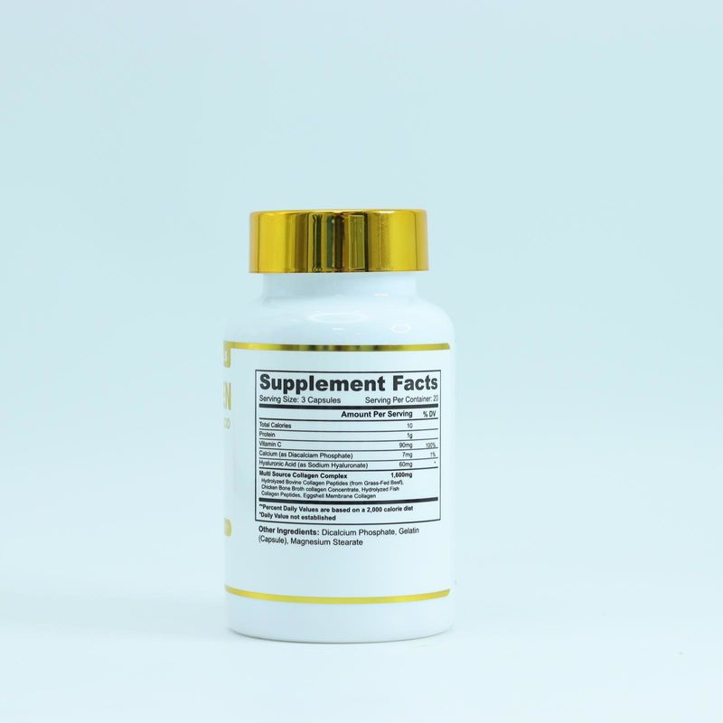 Oem cápsulas de colágeno multihidrolizado para antienvejecimiento y belleza de la piel polvo de colágeno cápsulas de gel blando suplementos