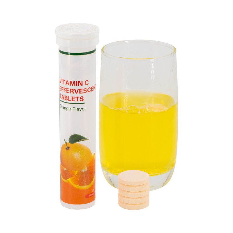 Propietario de marca privada de la fórmula personalizada suplementos de vitamina C vitamina D3 Zinc Effervescent Tablet