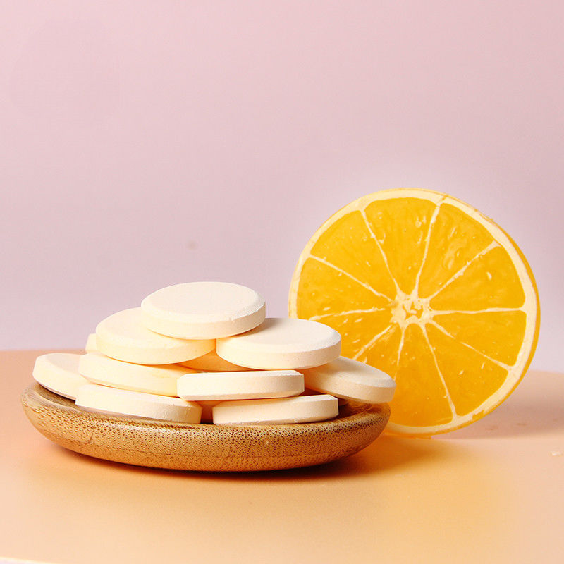 Propietario de marca privada de la fórmula personalizada suplementos de vitamina C vitamina D3 Zinc Effervescent Tablet