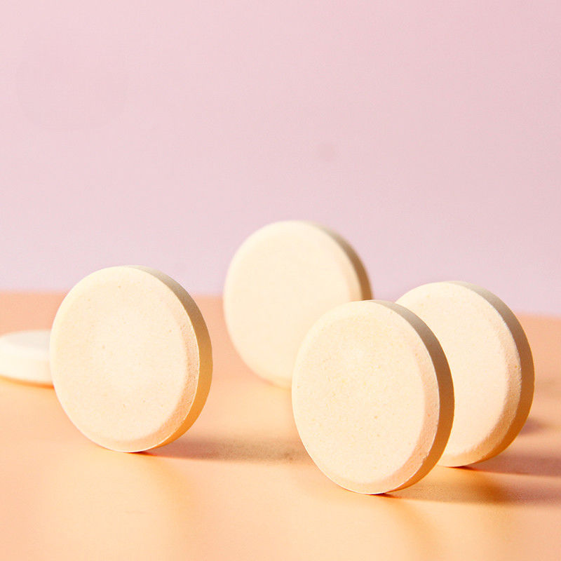 Propietario de marca privada de la fórmula personalizada suplementos de vitamina C vitamina D3 Zinc Effervescent Tablet