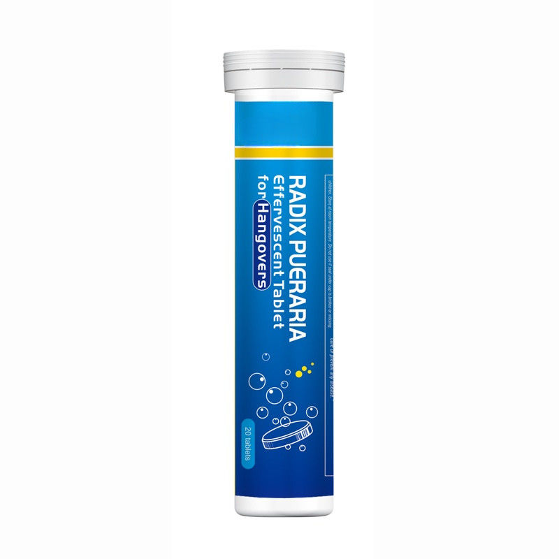 Propietario de marca privada Formula personalizada Suplementos de hierbas Protección del hígado Alivio de la resaca Tabletas efervescentes
