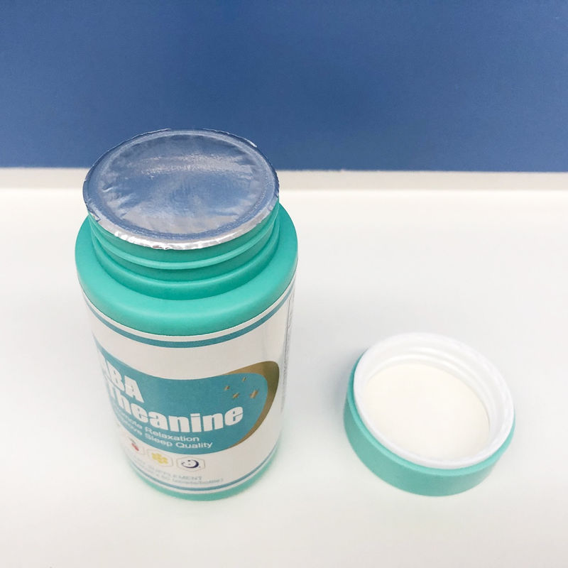 Tableta natural sana de Gaba L-teanina para proteger el nervio cerebral y promover el sueño